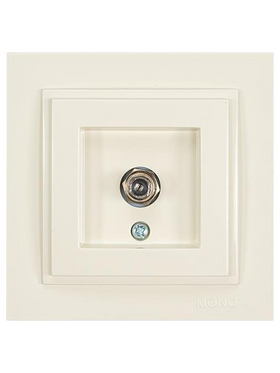 Πριζα tv f Connector Μπεζ