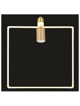 Λαμπα led Soft Filament Τετραγωνο 12w e27 2700k 220-240v Dimmable Frost