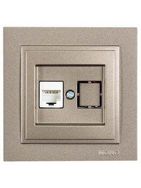 Πριζα Data cat 6 rj 45 Monh Light Fume