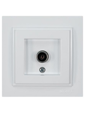 Πριζα tv Τερματικη Λευκη