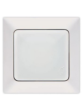 Πριζα Σουκο Καπακι 16a Λευκη με Παιδικη Προστασια