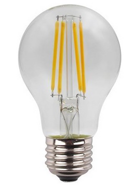 Λαμπα a60 Filament 2.5w 525lm e27 4000k Clear