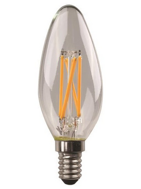 Λαμπα led Κερι Crossed Filament 6,5w e14 6500k 220-240v Blister