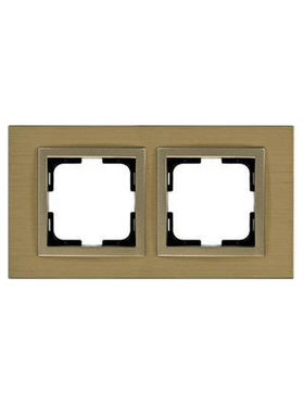 Πλαισιο 2 Θεσεων Αλουμινιο Μπρονζε