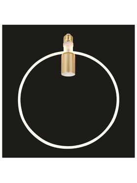 Λαμπα led Soft Filament Κυκλος 12w e27 2700k 220-240v Dimmable Frost