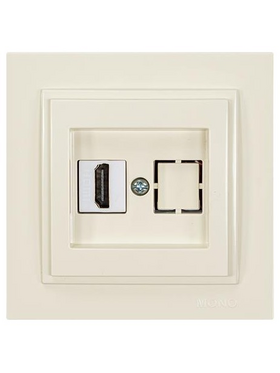 Πριζα Hdmi Μπεζ