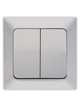 Διακοπτης k/r Νικελ mat