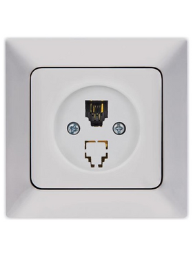 Πριζα Τηλεφωνου Monh rj 11 Νικελ mat