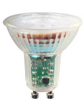 Λαμπα led Gu10 5.5w 550lm 2700k 38° 175-250v Dimmable Γυαλι