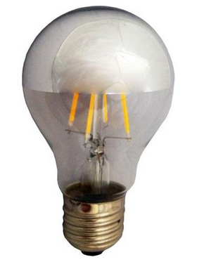 Λαμπα led Ανεστραμμενου Καθρεπτου Filament 6w e27 2700k 220-240v Dimmable