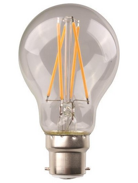 Λαμπα led Κοινη Crossed Filament 11w β22 6500k 220-240v Clear