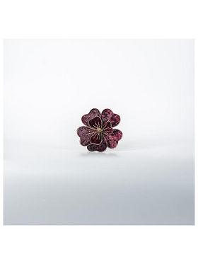 Λουλουδι Ιβισκος Μπορντω, Βελουδο, 20cm