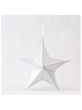 Αστερι Υφασματινο, Λευκο Ιριδιζον, 65cm