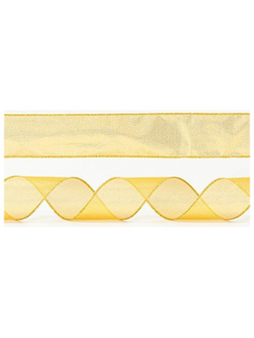Κορδελα Χρυση, Μεταλλικη, 6,35cm, 3m