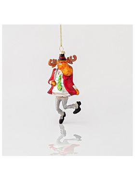 Γυαλινο Στολιδι, Ταρανδος, 6,5x4,7x13,7cm