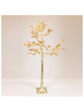 Χρυσος Φοινικας 1,5m, 4,5v Μετασχηματιστη, 110 Θερμα Λευκα Mini Led, Προεκταση Παροχης 3m, Ip44