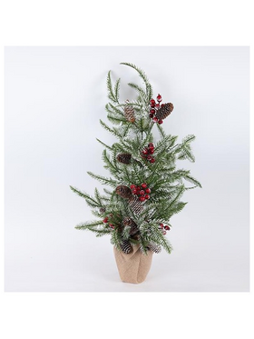 Δεντρακι με Berries kai Κουκουναρια, 75cm