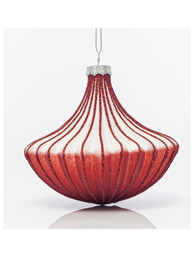 Γυαλινο Στολιδι, Πολυελαιος, σετ 4τμχ, 9,5cm