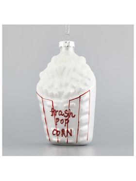 Στολιδι Γυαλινο, ποπ Κορν, 7,9x11,7x7,4cm