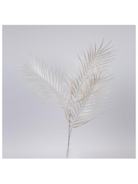 Κλαδι Φτερη, Τετραπλο, Λευκο Περλε, 89cm