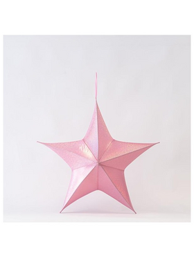 Αστερι Υφασματινο, ροζ Ιριδιζον, 80cm