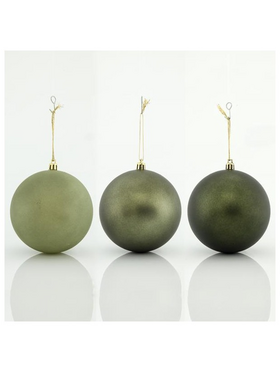 Μπαλα Πλαστικη Λαδι Ρετρο, σετ 6τμχ, 10cm