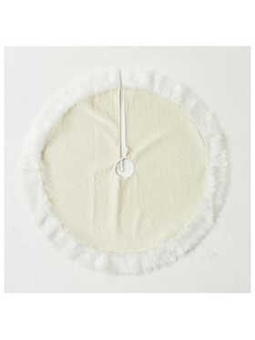 Ποδια, Λευκη, Βελουδο, 90cm