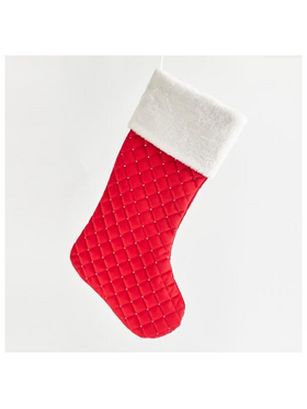 Καλτσα, Κοκκινη, Βελουδo, 49cm