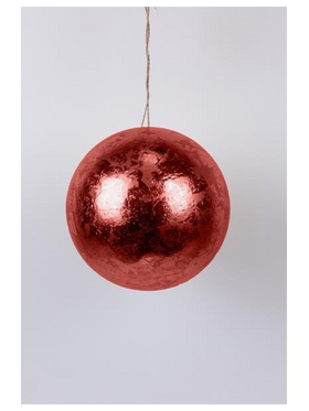 Μπαλα, Μεταλλικο Κοκκινο, 30cm