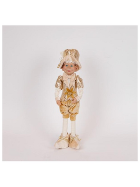 Ξωτικο με Σαμπανι Ρουχα και Καπελο, 60cm