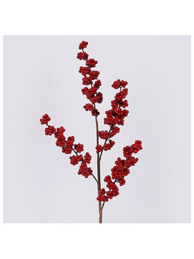 Κλαδι με Μικρα Κοκκινα Berries, 55cm