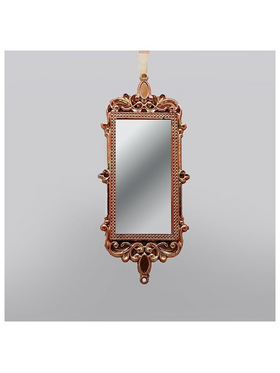 Στολιδι Κρεμαστο, Vintage Καθρεφτης, Χρυσο Κοκκινο, 17.5x7cm