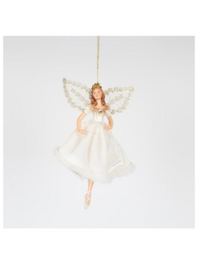 Νεραιδα με Λευκη Γουνινη Φουστα, 15.5cm