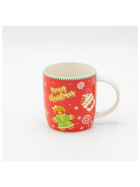 Κουπα Κοκκινη, με Μπισκοτουλη, 350ml