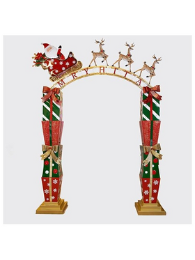 Μεταλλικη Καμαρα με Δωρα και Ελκυθρο, 221x43x303cm