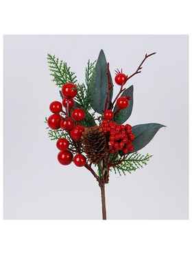 Πικακι με Μεγαλα και Μικρα Berries και Κουκουναρι, 29cm