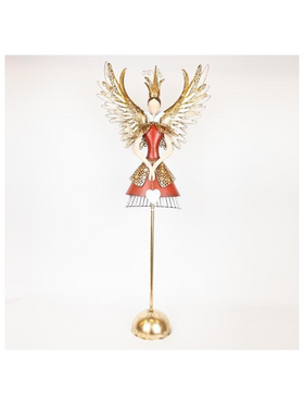 Μεταλλικη Πριγκιπισσα με Λευκη Καρδια, 104.14cm