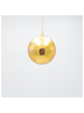 Μπαλα, Μεταλλικο Χρυσο, σετ 3τμχ, 10cm