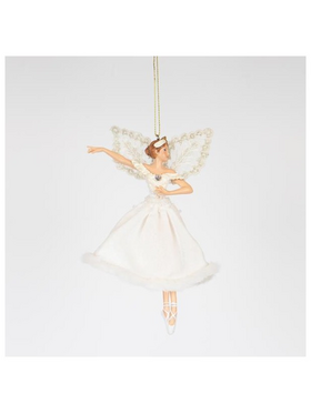 Νεραιδα με Λευκη Γουνινη Φουστα, Πιρουετα, 15.5cm