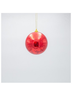 Μπαλα, Μεταλλικο Kokkino, σετ 3τμχ, 10cm