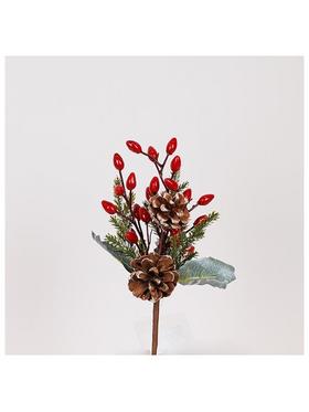 Πικακι με Κοκκινα Cranberries και Κουκουναρι, 42cm