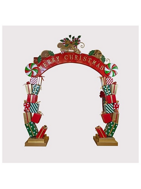 Μεταλλικη Καμαρα με Δωρα και Καραμελες, 274x55x300cm