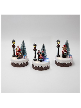 Display Box, Αγιος Βασιλης, Αρκουδακι και Χορωδια, 12 Τμχ, 9x12.8cm