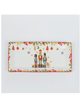 Μακροστενη Πιατελα με Καρυοθραυστες, 32.8cm