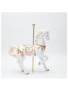 Πολυρεζιν Αλογακι Καρουζελ, Ροζ, 25.5x30cm