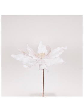 Λουλουδι, Grande, Λευκο, 44x50cm