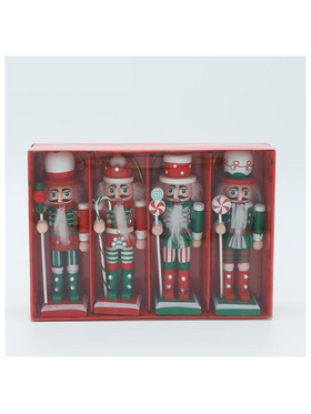 Καρυοθραυστης, Κοκκινο Πρασινο Candy, σετ 4tmx, 5x13cm