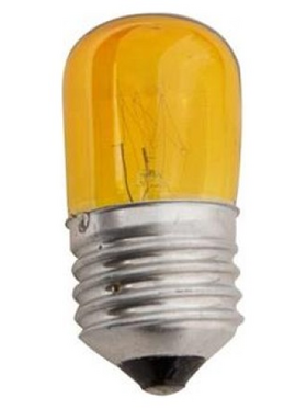 Λαμπα Νυχτος 5w e27 Κιτρινη 2τμχ Blister 220-240v