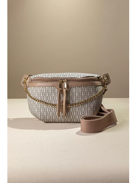 Τσάντα Μέσης με Χρυσή Διακοσμητική Αλυσίδα