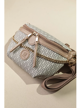 Τσάντα Μέσης με Χρυσή Διακοσμητική Αλυσίδα